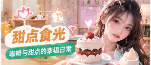 甜点食光生活主题画面